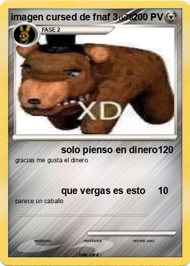 Pokemon imagen cursed de fnaf 3