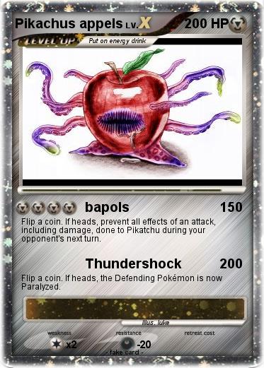 Pokemon Pikachus appels