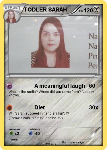 Pokemon TODLER SARAH