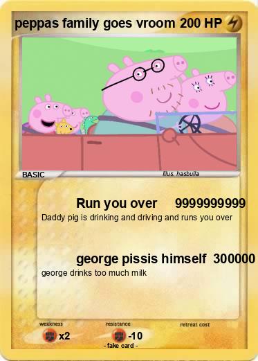 Pokemon peppas family goes vroom