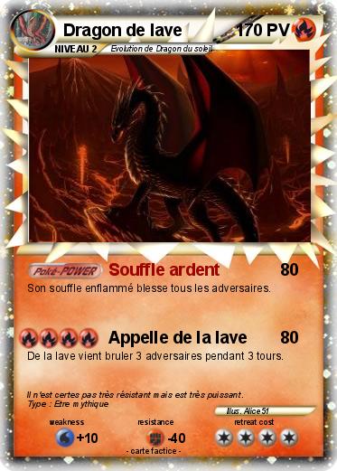 Pokemon Dragon de lave