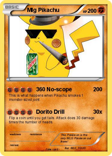 Pokemon Mlg Pikachu