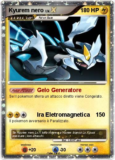 Pokemon Kyurem nero