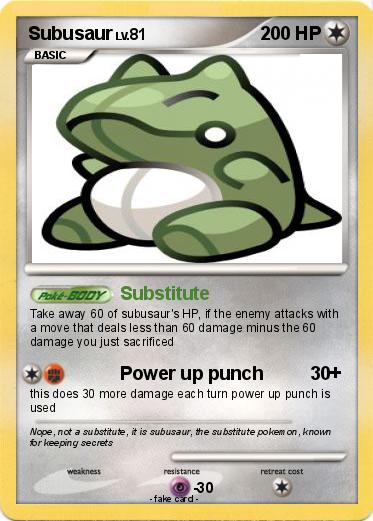 Pokemon Subusaur