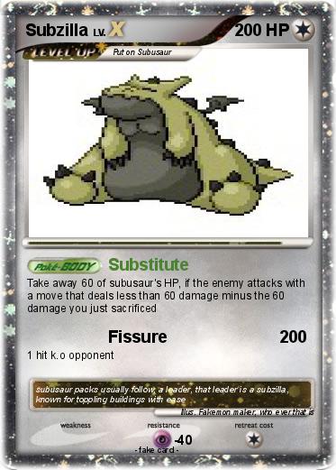 Pokemon Subzilla