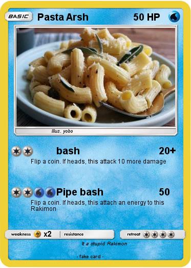 Pokemon Pasta Arsh