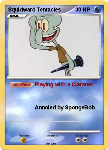 Pokemon Squidward Tentacles