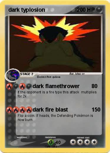 Pokemon dark typlosion