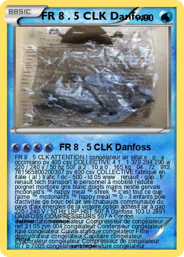 Pokemon FR 8 . 5 CLK Danfoss