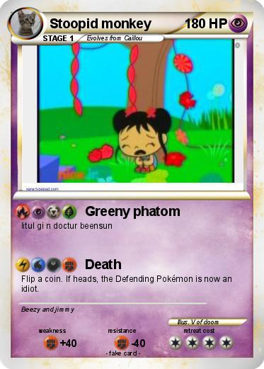 Pokemon Stoopid monkey