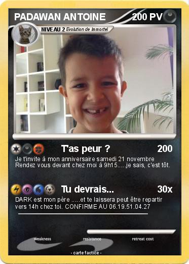 Pokemon PADAWAN ANTOINE