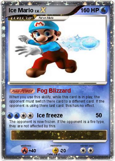 Pokemon Ice Mario