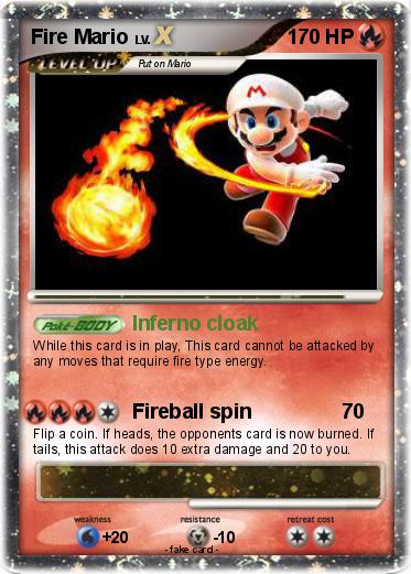 Pokemon Fire Mario