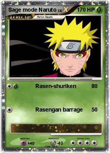 Pokemon Sage mode Naruto