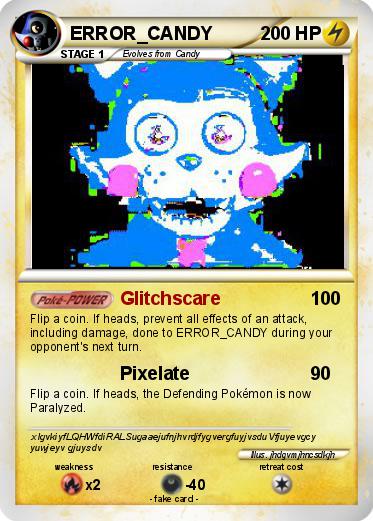 Pokemon ERROR_CANDY