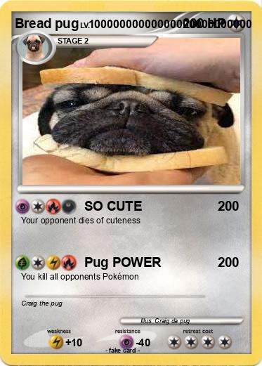 Pokemon Bread pug
