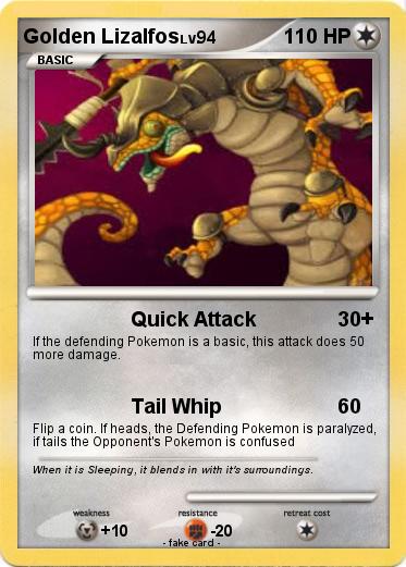 Pokemon Golden Lizalfos
