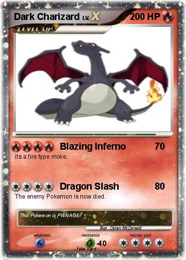 Pokemon Dark Charizard