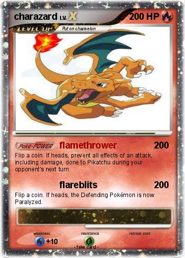 Pokemon charazard