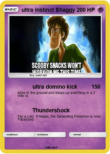 Pokemon ultra instinct Shaggy