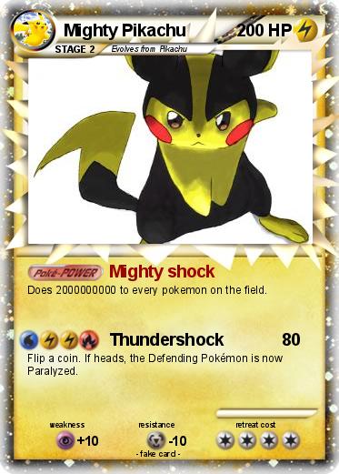 Pokemon Mighty Pikachu