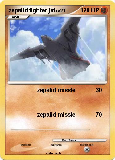 Pokemon zepalid fighter jet