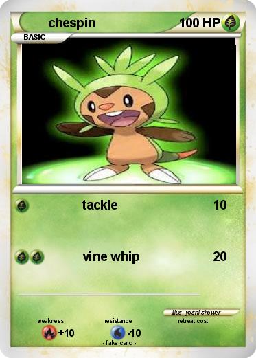 Pokemon chespin
