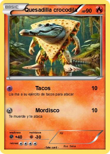 Pokemon Quesadilla crocodila
