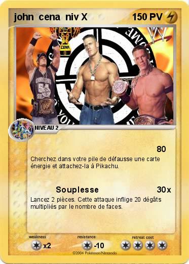 Pokemon john  cena  niv X 