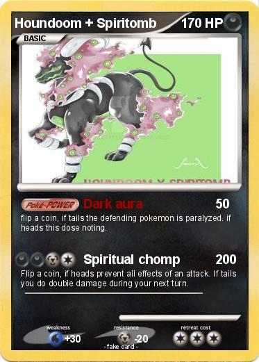 Pokemon Houndoom + Spiritomb