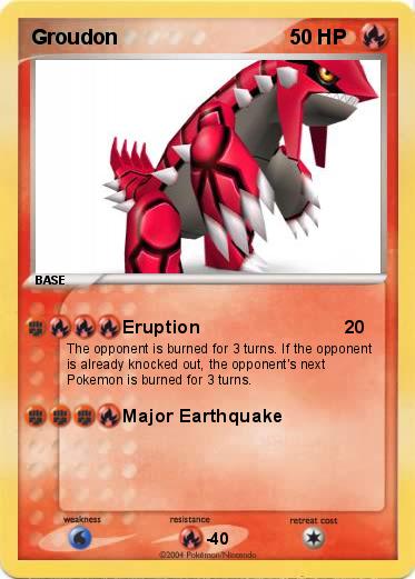 Pokemon Groudon