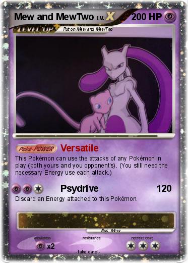 Pokemon Mew and MewTwo