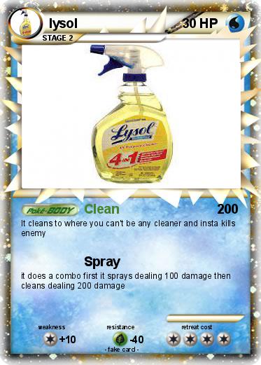 Pokemon lysol