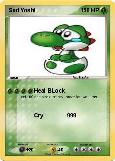 Pokemon Sad Yoshi