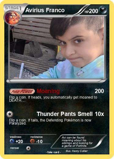 Pokemon Avirius Franco
