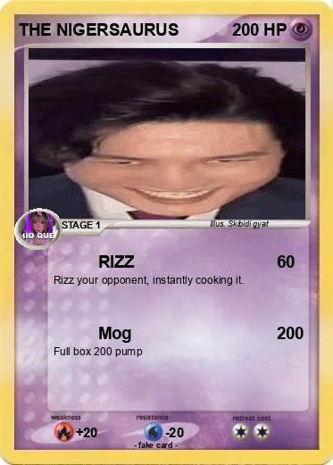 Pokemon THE NIGERSAURUS