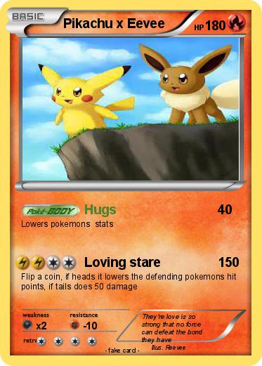 Pokemon Pikachu x Eevee
