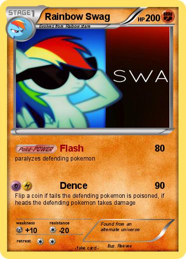 Pokemon Rainbow Swag