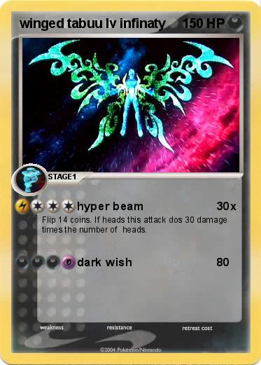 Pokemon winged tabuu lv infinaty