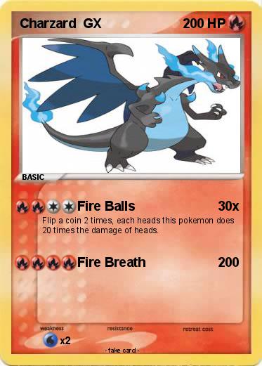 Pokemon Charzard  GX