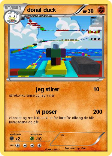 Pokemon donal duck