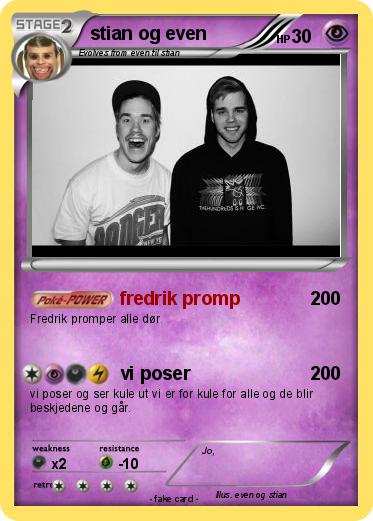Pokemon stian og even
