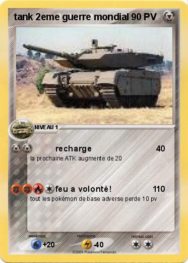 Pokemon tank 2eme guerre mondial