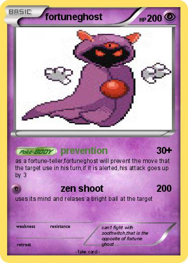 Pokemon fortuneghost