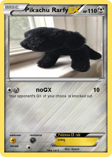 Pokemon Pikachu Rarfy