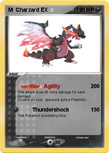 Pokemon M  Charzard EX