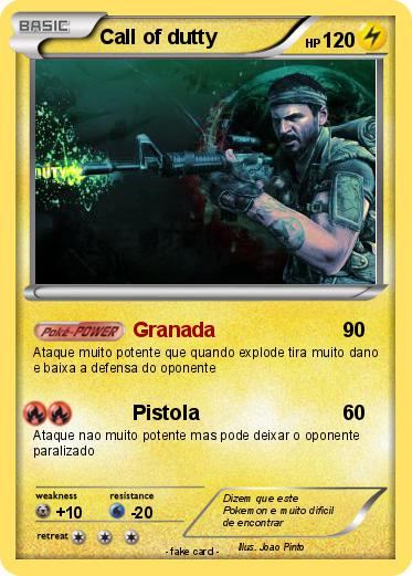 Pokemon Call of dutty