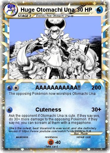 Pokemon Huge Otomachi Una