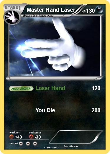 Pokemon Master Hand Laser