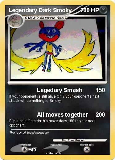 Pokemon Legendary Dark Smoky